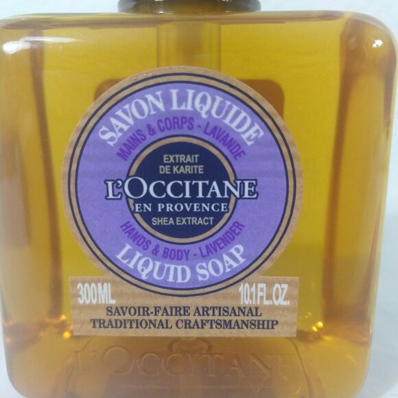 L'Occitane Shea Lavender Hand & Body Liquid Soap 300ML New - Picture 3 of 5